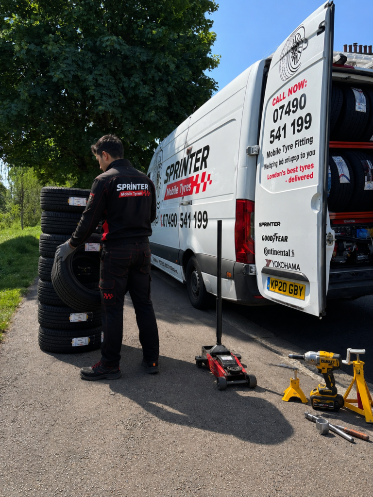 24/7 Mobile Tyre Fitting Battersea SW11 - Sprinter Mobile Tyres